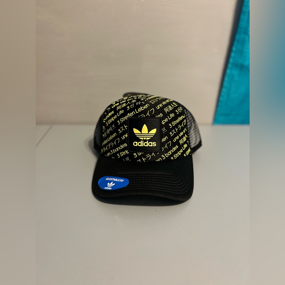 Adidas Original OG Recoded 3 Stripe Life Trucker Hat